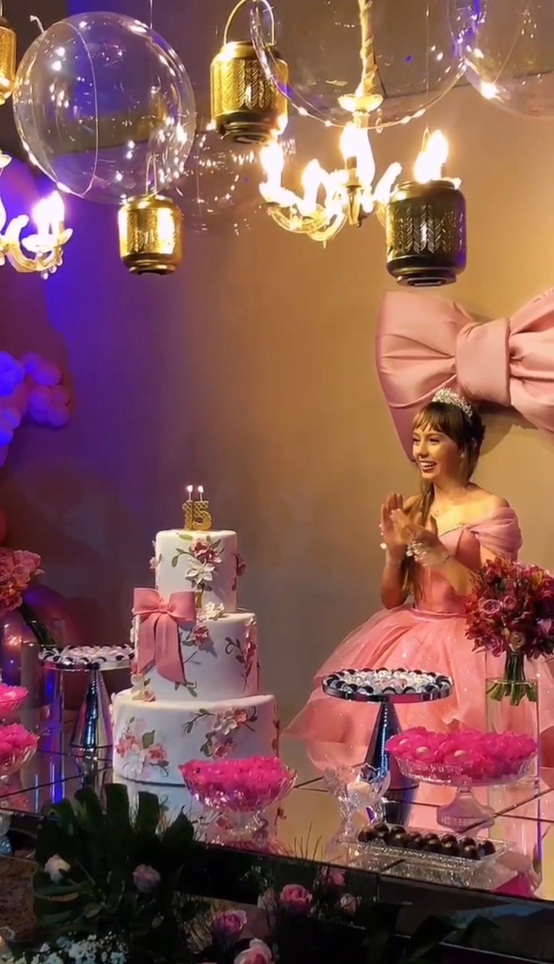 Festa e aniversário de comemoração especial